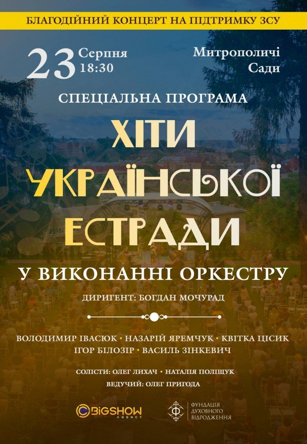 Хиты Украинской Эстрады в исполнении оркестра